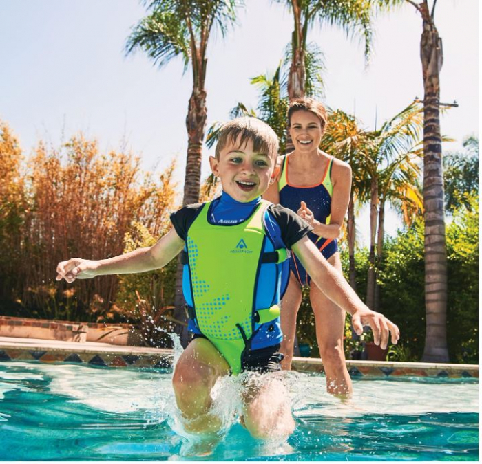 Vestă de înot Aquasphere pentru copii, verde/albastru, 2-3 ani [7]