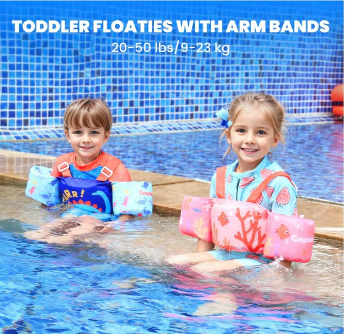 Vestă de înot cu aripioare pentru copii Gogokids, 2-6 ani, 14-23 kg [3]