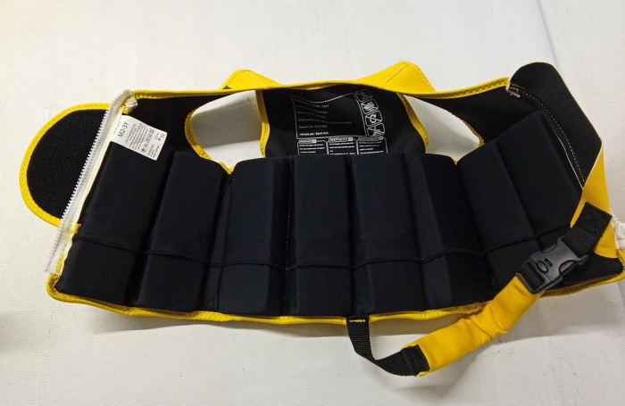 Vesta de inot pentru copii Yabtf, neopren, galben, 2-3 ani [5]