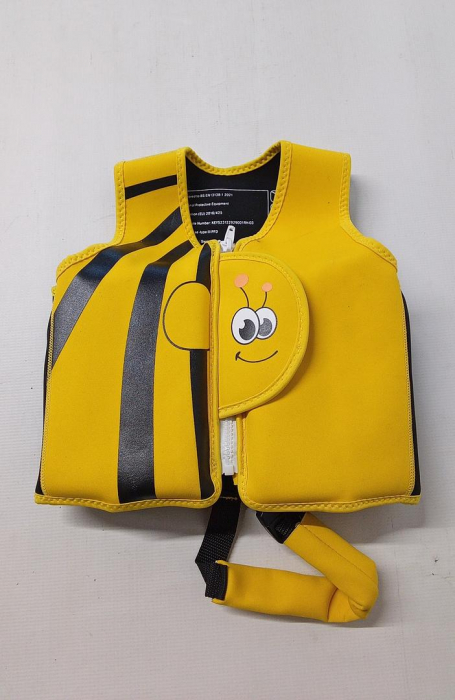 Vesta de inot pentru copii Yabtf, neopren, galben, 2-3 ani [1]