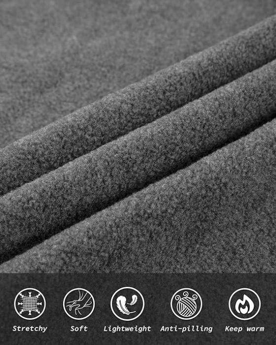 Vesta polar pentru barbati 33,000ft, gri, 4XL [3]