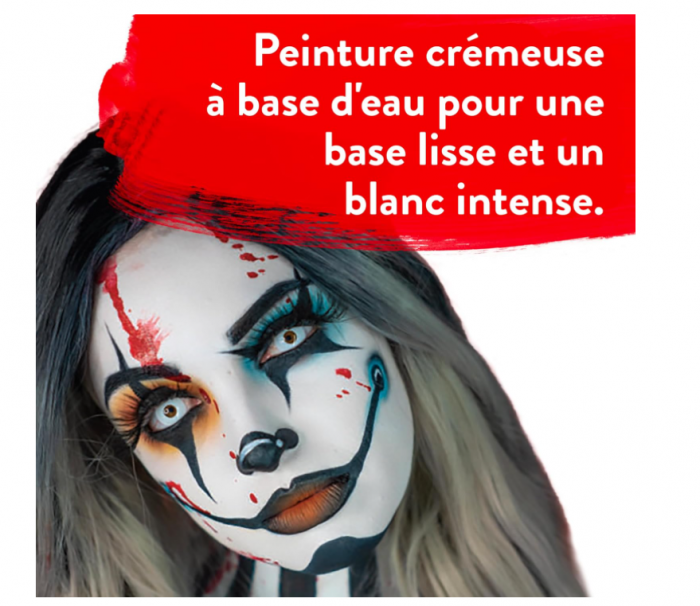 Vopsea alba pentru pictura pe fata Snazaroo, Clown White 250ml [4]