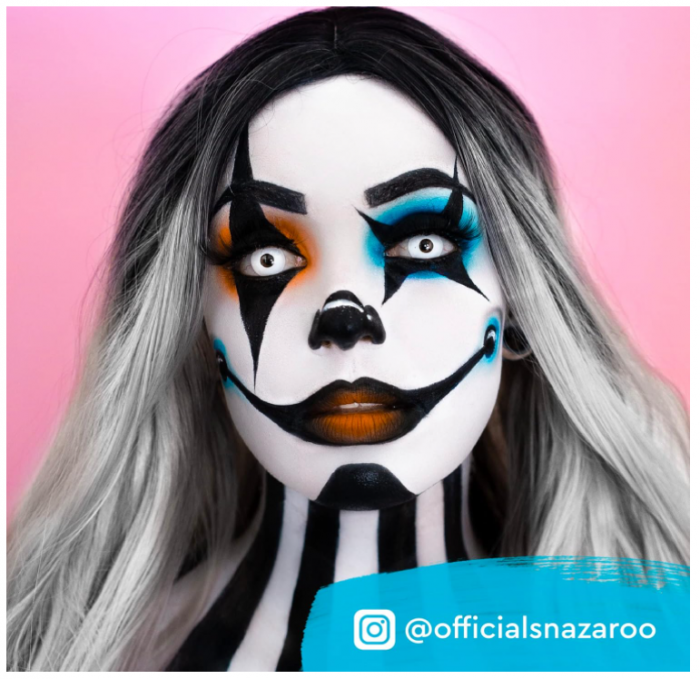 Vopsea alba pentru pictura pe fata Snazaroo, Clown White 250ml [9]