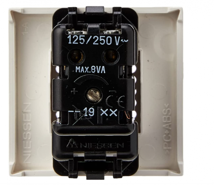 Zenit Buzzer Alb Niessen N2219BL, 6522005144 [3]