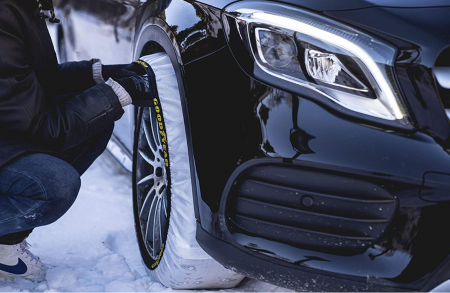 2 Huse de zăpadă pentru anvelope Goodyear GODL - Mare (Se potrivește majorității anvelopelor cu dimensiuni de la 35.56 cm la 48.26 cm) [4]