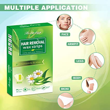 Cosmetice si produse ingrijire personala - Benzi depilatoare de ceara 24 benzi