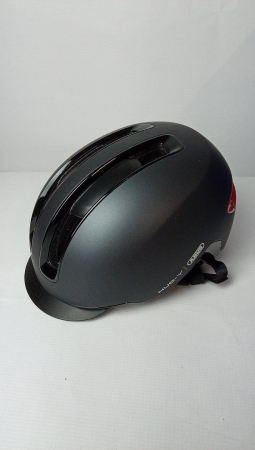 ABUS HUD-Y Cască de bicicletă unisex pentru adulți, Silber (Gleam Silver), S (51-55 cm) [1]