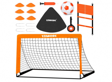 Accesorii antrenament fotbal pentru copii Yimore, poarta 120 x 90 cm [0]