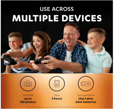 Acumulatori, Baterii reîncărcabile Duracell AAA (pachet de 8), 750 mAh NiMH, 1000 de cicluri [2]