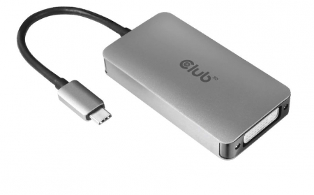 Adaptor activ Club 3D CAC-1510-A Gen1 Type-C la Dual Link DVI-D HDCP, Adaptor activ S/B pentru Apple Cinema Displays [0]