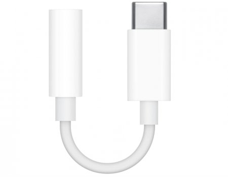Adaptor Apple, USB-C - Jack 3.5mm, alb [2]