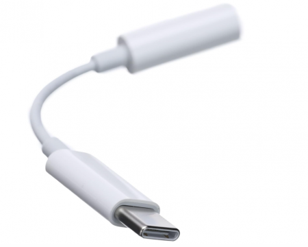 Adaptor Apple, USB-C - Jack 3.5mm, alb [3]
