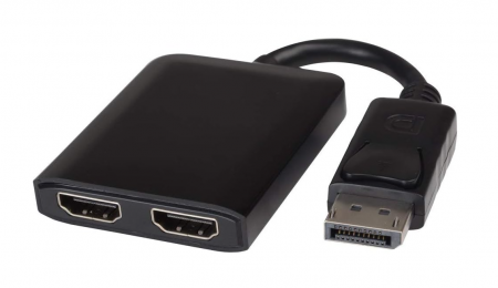 PC, Periferice & Software - Adaptor DisplayPort la 2X HDMI PremiumCord MST, Video 4K @ 60Hz UHD 2160p, Full HD 1080p