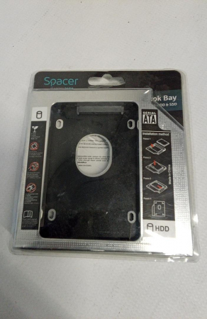 Adaptor HDD Caddy Spacer HDD/SSD pentru unitati optice de tipul 9.5 mm [4]
