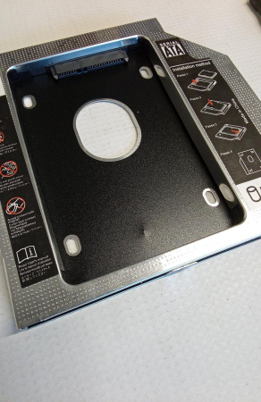Adaptor HDD Caddy Spacer HDD/SSD pentru unitati optice de tipul 9.5 mm [2]