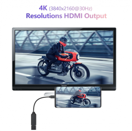 Adaptor RayCue USB C la HDMI 4K [5]