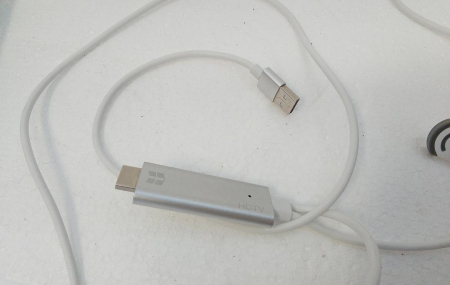 Adaptor USB la HDMI pentru HDTV, cu transmisie stabilă și de mare viteză,  1.1m [2]