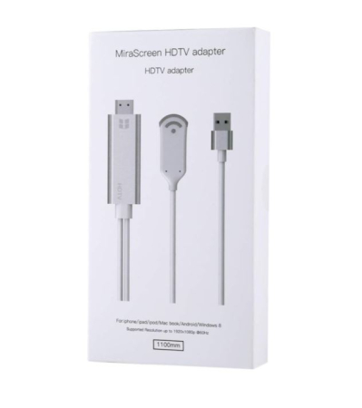 Adaptor USB la HDMI pentru HDTV, cu transmisie stabilă și de mare viteză,  1.1m [7]