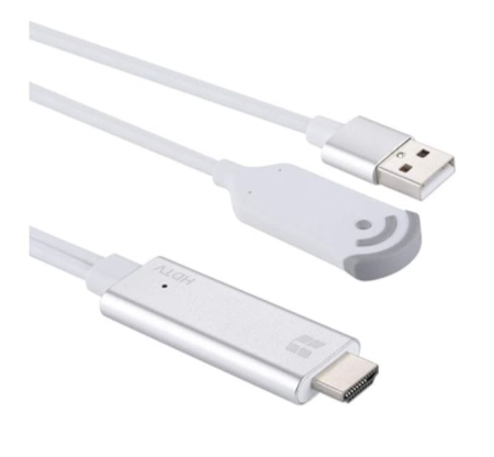 Adaptor USB la HDMI pentru HDTV, cu transmisie stabilă și de mare viteză,  1.1m [5]