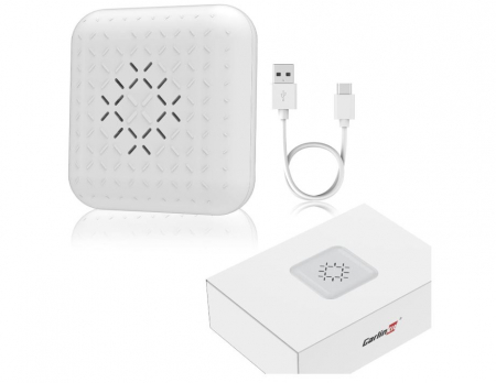 Adaptor USB wireless Apple Carplay Carlinkit 3.0 Mini pentru autoturisme, alb [0]