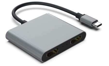 Adaptor USBC la HDMI 4K@60hz dublu KYYKA [3]