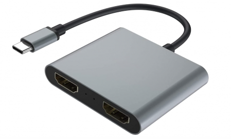 Televizoare & accesorii - Adaptor USBC la HDMI 4K@60hz dublu KYYKA
