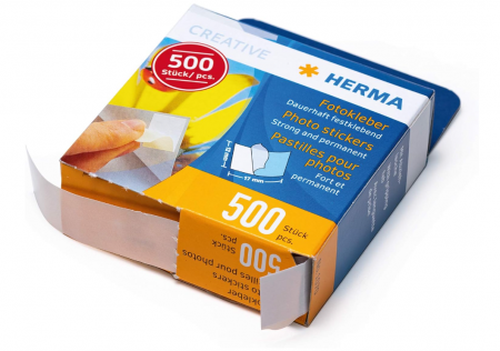 Adeziv foto HERMA 1070, 500 de bucăți, benzi foto autoadezive [1]