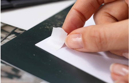 Adeziv foto HERMA 1070, 500 de bucăți, benzi foto autoadezive [3]