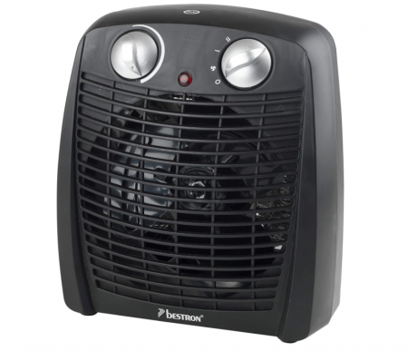 Climatizare & sisteme de incalzire - Aeroterma Bestron, Încălzitor cu ventilator, 20 m², 2000 w, negru