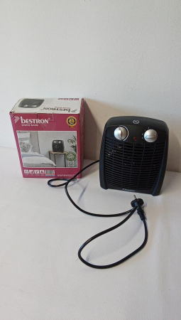 Aeroterma Bestron, Încălzitor cu ventilator, 20 m², 2000 w, negru [1]