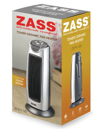 Aeroterma ceramica turn Zass ZCFH 03, 2000 W [4]