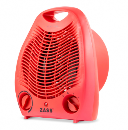 Aeroterma electrica Zass ZFH 02C, culoare rosu, 2 trepte de putere: 1000W / 2000W [0]