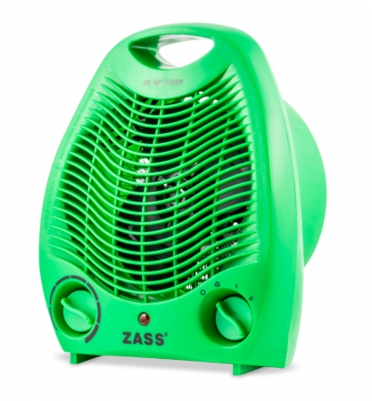 Aeroterma electrica Zass ZFH 02C, culoare verde, 2 trepte de putere: 1000W / 2000W [0]