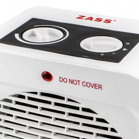 Aeroterma Zass ZFH 04, 2000 W, 2 trepte de putere, Termostat reglabil, Functie ventilatie [4]