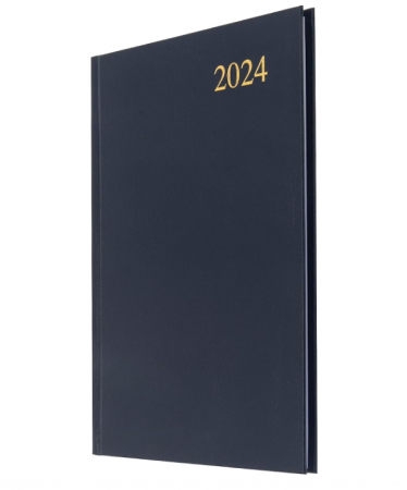 Hartie si produse din hartie - Agenda A5 Collins Debden Essential 2024, albastru