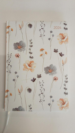 Agenda datata saptamanal Ladytimer Grande Flowers 2024 A5, Planificator de buzunar [1]