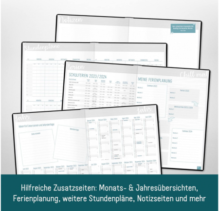 Agenda pentru profesor, Planificator 2021/2022 A4+, ediție negru [6]