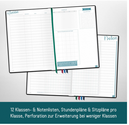 Agenda pentru profesor, Planificator 2021/2022 A4+, ediție negru [5]