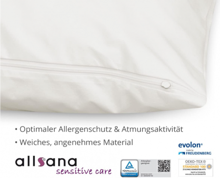 Allsana Husă pilotă Sensitive Care, 240 x 220 cm, Hipoalergenică, Anti-acarieni [2]