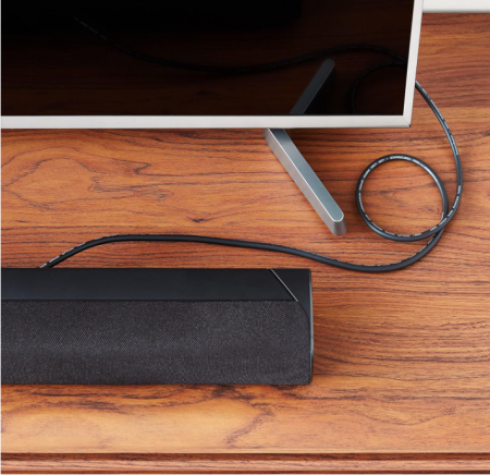 Amazon Basics Cablu audio digital din fibra optica Toslink, 1 metru, negru [6]