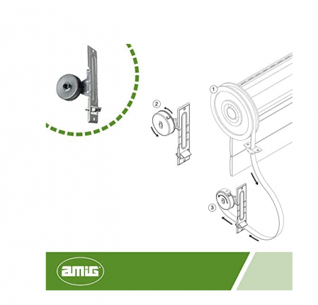 Amig Rolă din oțel, 4.6 x 18.8 x 11 cm, argintiu [4]