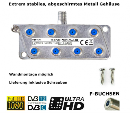 Amplificator de semnal TV TronicXL cu 8 căi [3]