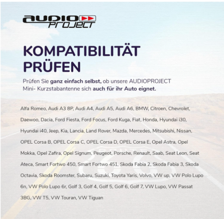 Antena Radio Auto Audioproject A104, 24 cm [4]