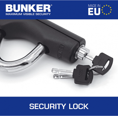 Antifurt auto volan Bunker BA80N ancorat de scaun [4]