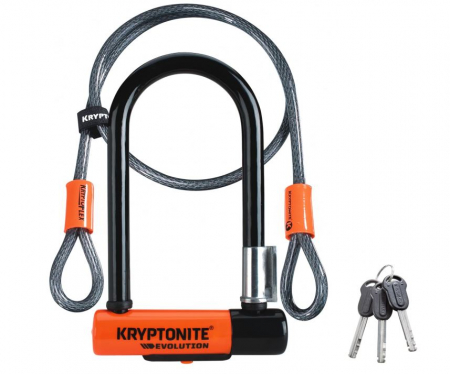 Antifurt bicicleta Kryptonite Evolution Mini-7, Flex, U-Lock [0]