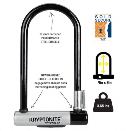 Antifurt bicicleta Kryptonite KryptoLok Standard, Flex, U-Lock [7]