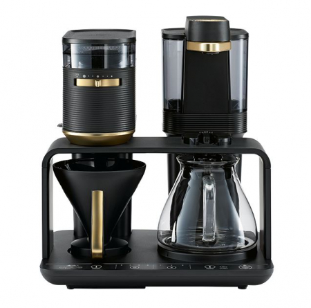 Aparat de cafea cu filtru si rasnita incorporata Melitta EPOS 1024-02, negru-auriu [3]