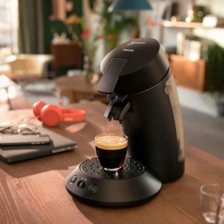 Aparat de cafea cu poduri Philips Senseo Original+ CSA210/61, negru [6]