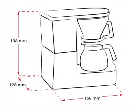 Aparat de cafea Melitta Aromaboy MA25, 2 cesti, Alb [1]