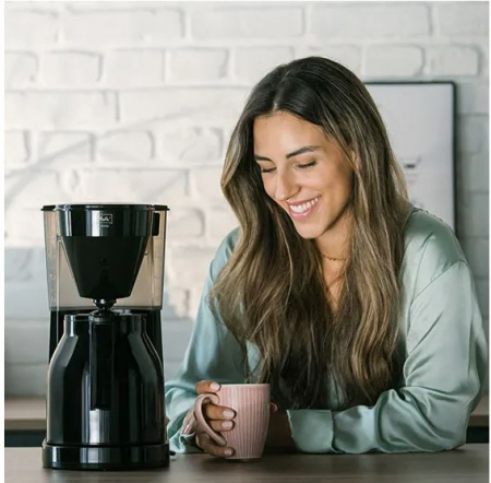 Aparat de cafea Melitta Easy Therm II, 1050W, Negru [1]